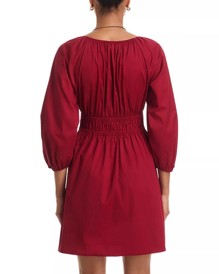 WAYF Leighton Poplin Mini Dress MSRP $88