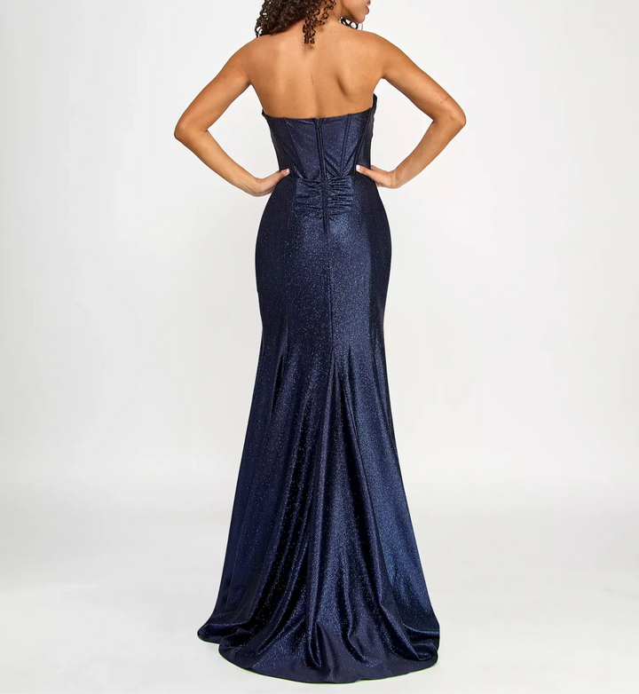 Emerald Sundae Glittered Satin Corset Gown MSRP $129