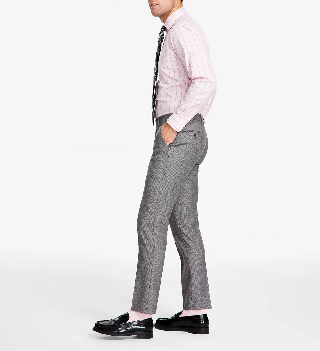 Tommy Hilfiger Men's Modern-Fit Stretch Wool Suit Pants MSRP $190