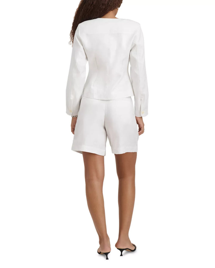 Alex Mill Luna Pleated Linen Shorts MSRP $175