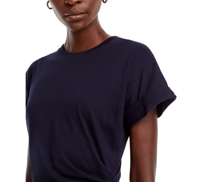 FRAME Faux Wrap Midi Dress MSRP $348