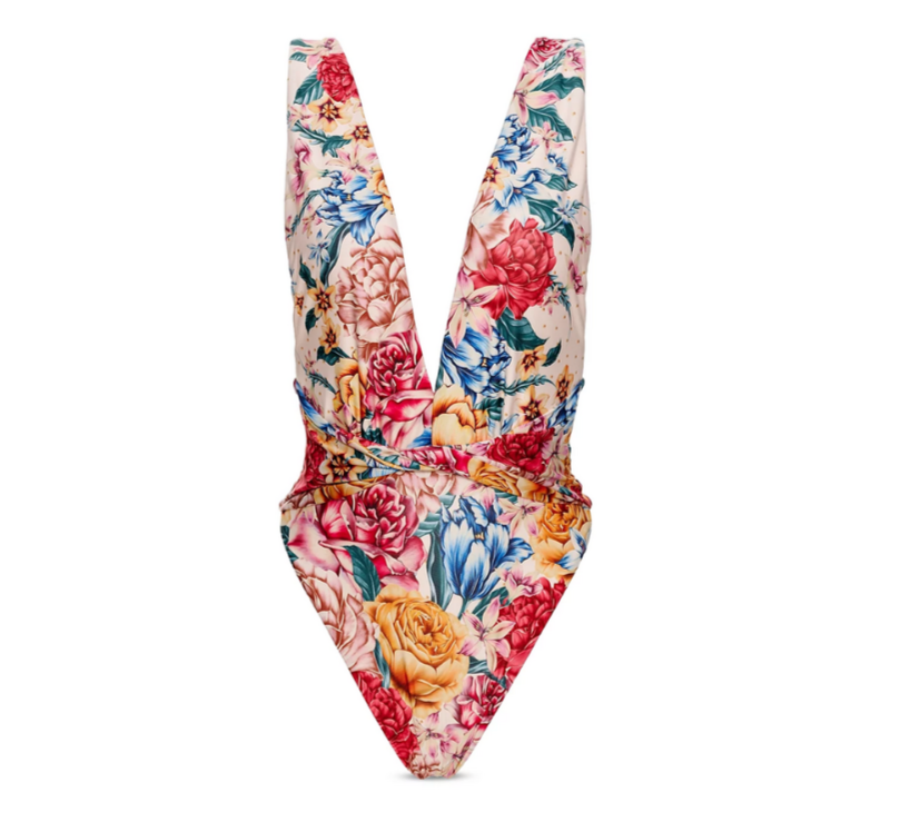 Agua Bendita Ellis Blush One Piece Swimsuit MSRP $210