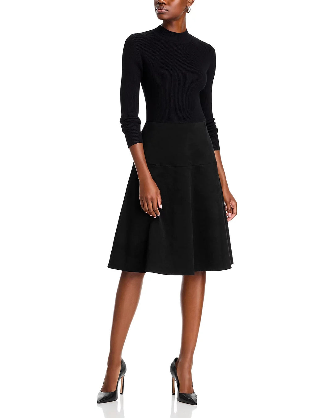 T Tahari Mixed Media Dress MSRP $128