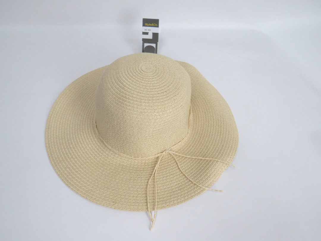 Style & Co Packable Paper Floppy Hat MSRP $38 Size O/S