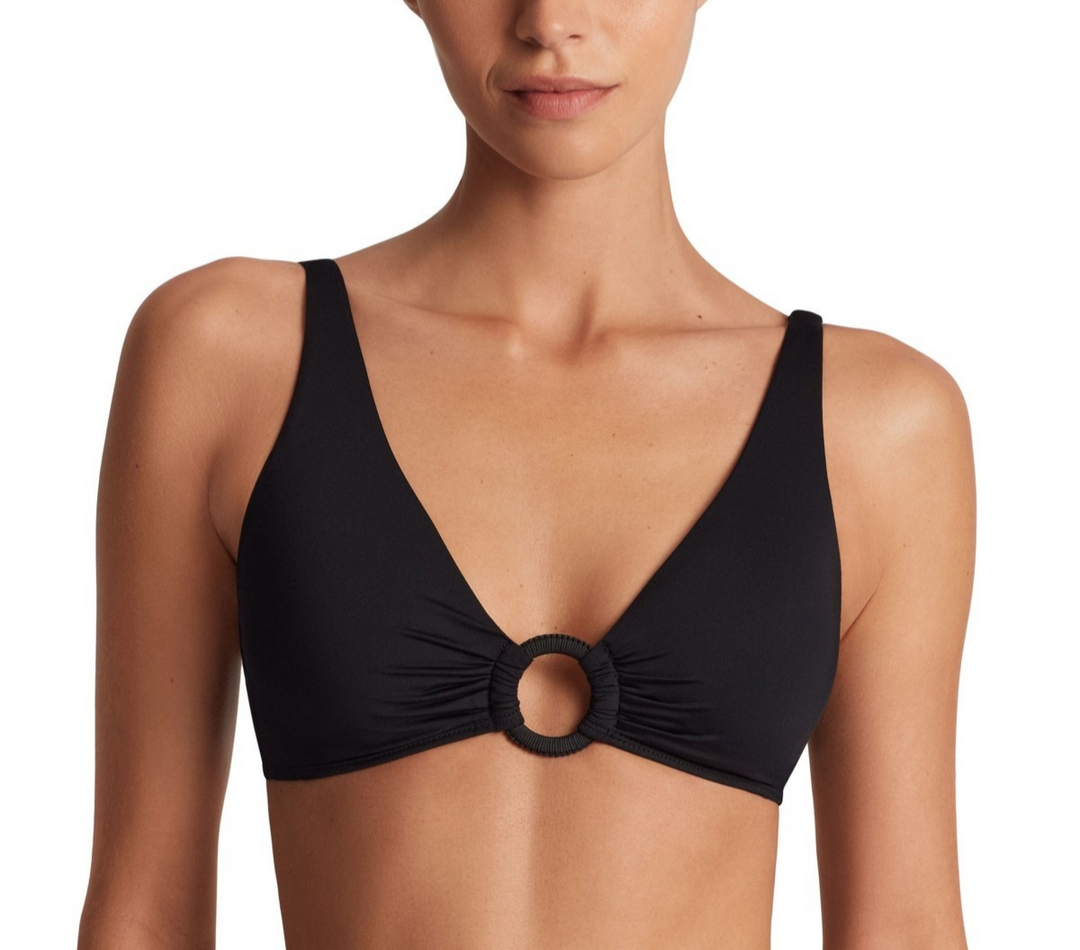 Lauren Ralph Lauren Macrame-Ring Bikini Top MSRP $95