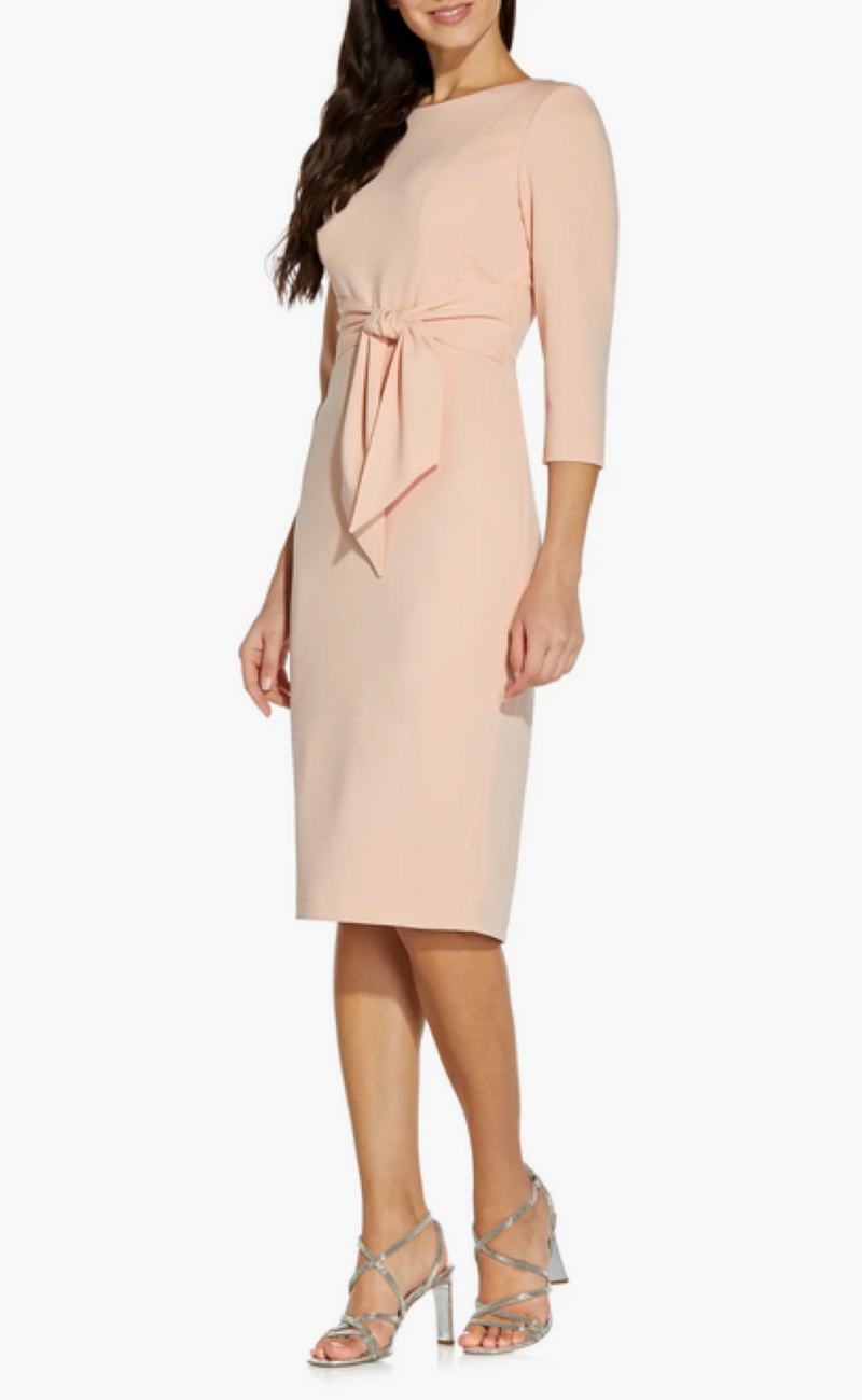 Adrianna Papell Tie-Waist Dress MSRP $129
