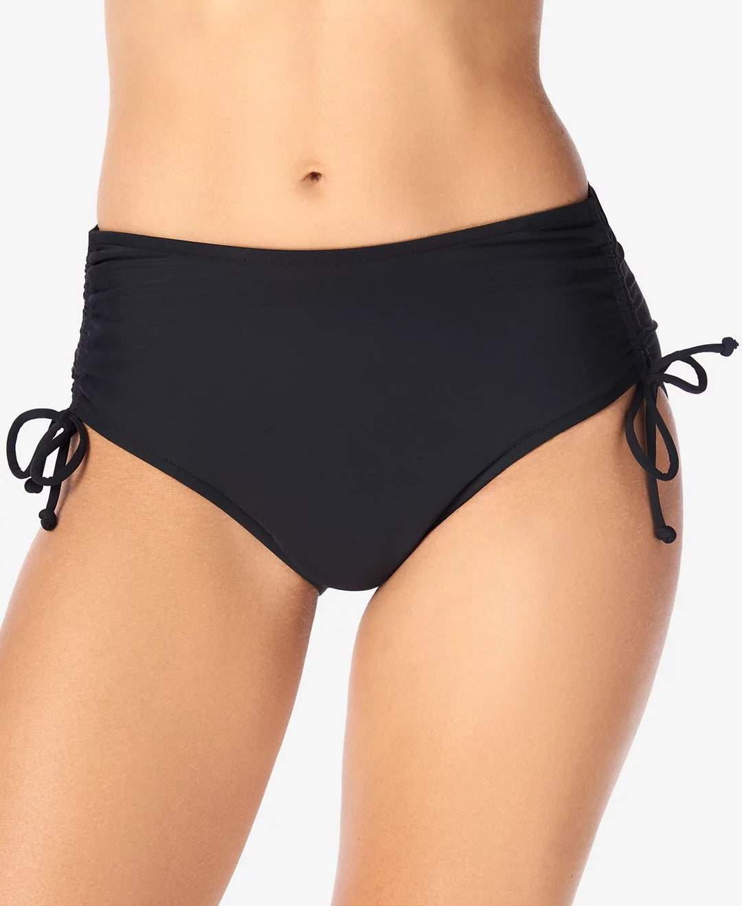 Swim Solutions Adjustable Ruched Brief Bottoms MSRP $46
