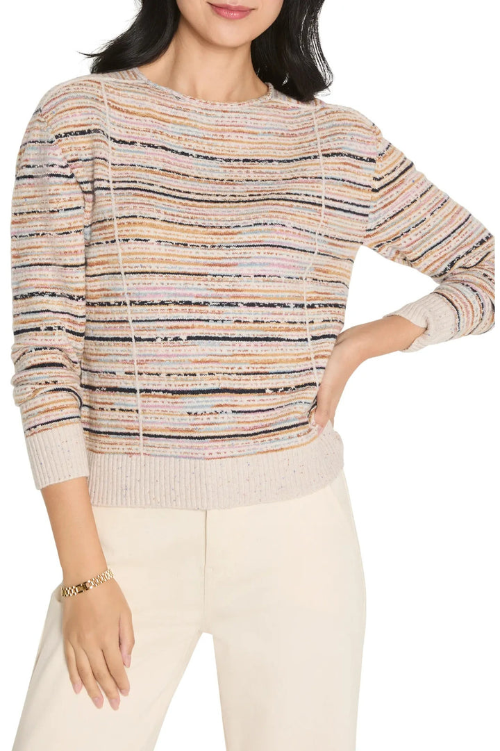 Nic+Zoe Mirage Seamed Sweater MSRP $168