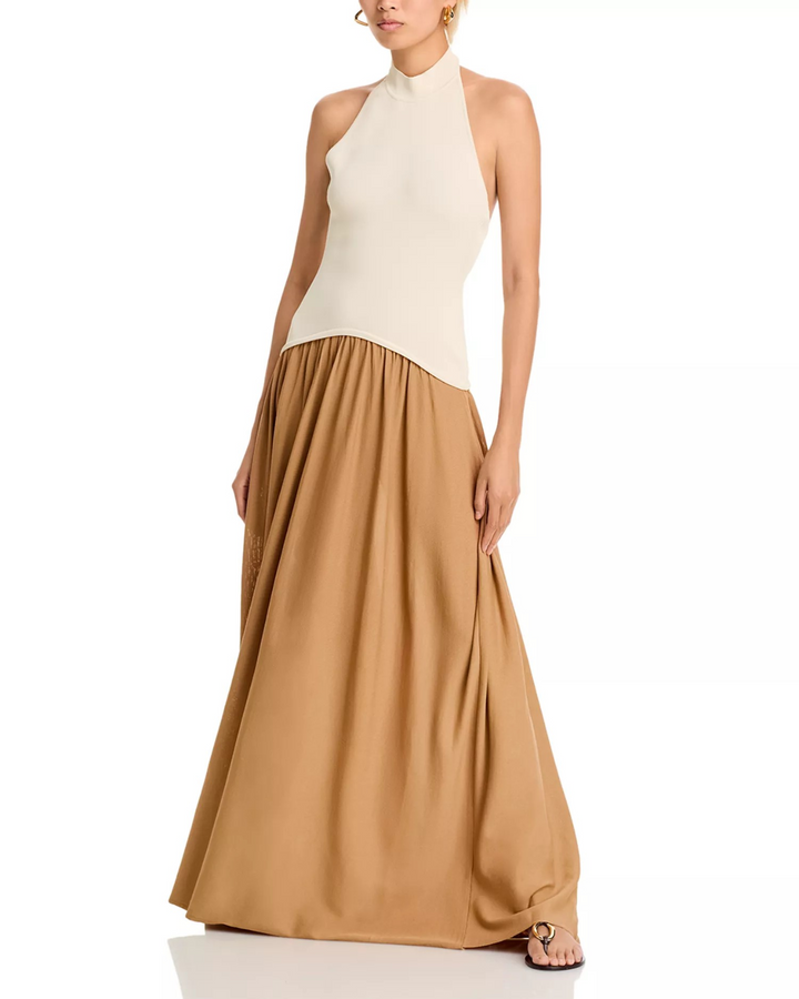 Solid & Striped Soglio Halter Maxi Dress MSRP $348