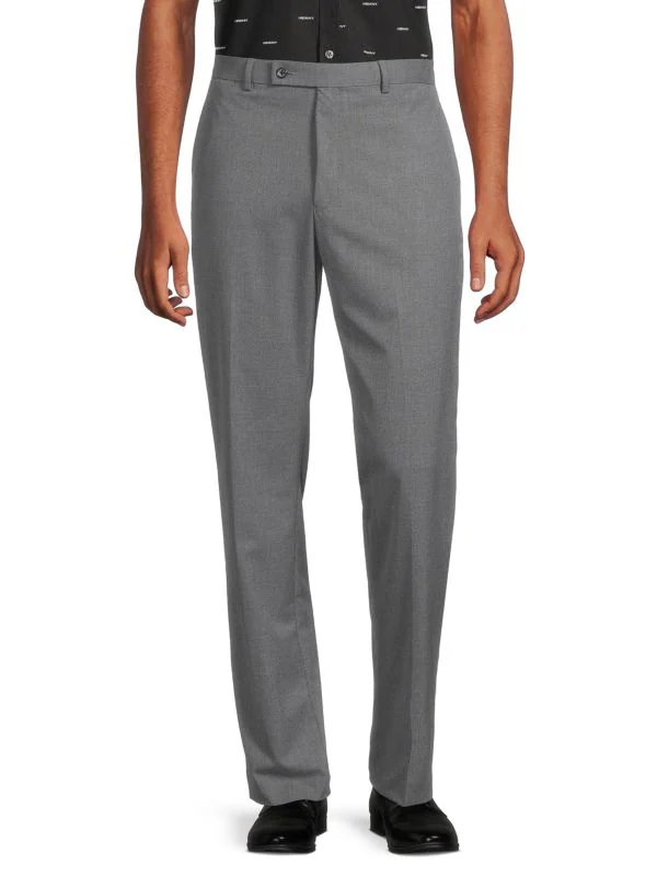 Lauren Ralph Lauren Men's Classic-Fit Ultraflex Flat-Front Dress Pants MSRP $95