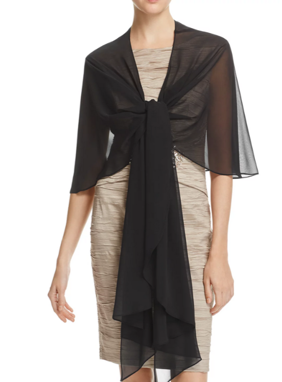 Eliza J Tie-Front Shawl MSRP $49