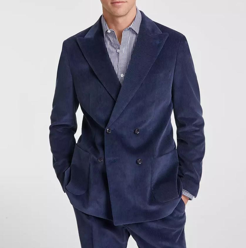 Tommy Hilfiger Men's Relaxed Modern-Fit Suit Jacket MSRP $360