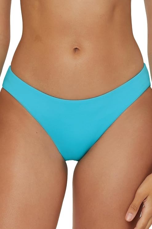Becca Garden Of Eden Shirred-Back Hipster Bikini Bottoms MSRP $58