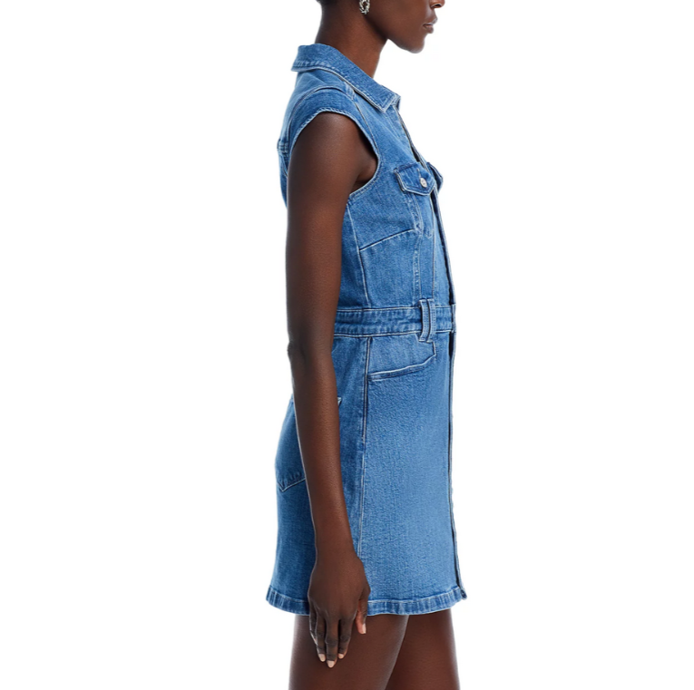 PAIGE Jaxsyn Denim Dress MSRP $259
