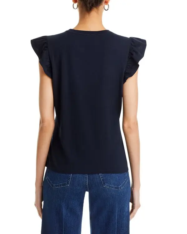 Paige Erissa Ruffle Sleeve Tee MSRP $109