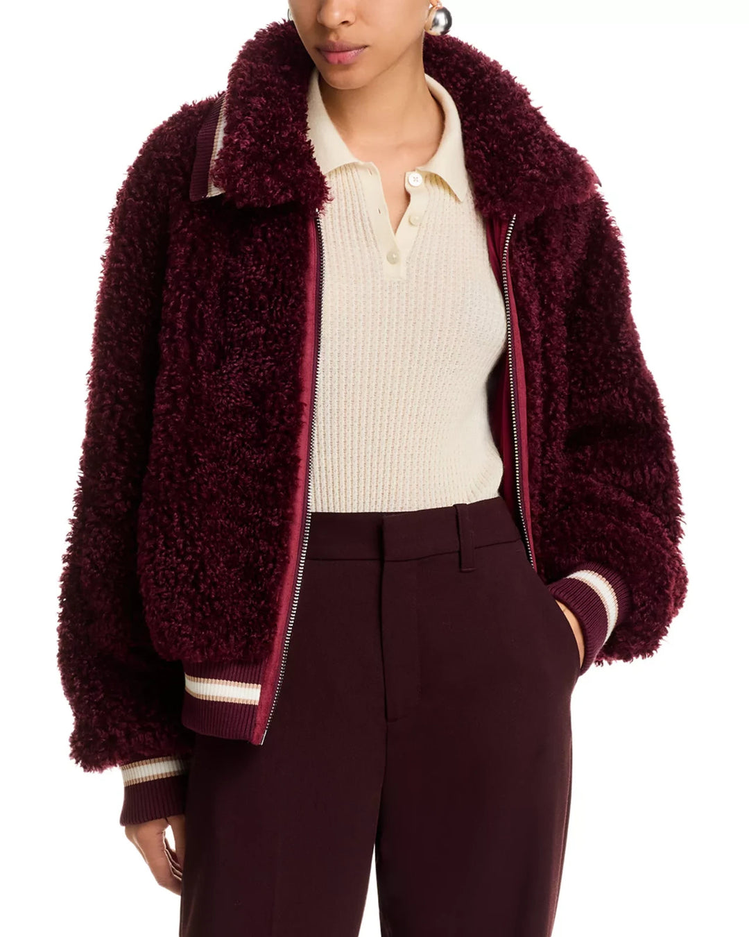 Essentiel Antwerp Iwill Faux Fur Jacket MSRP $520