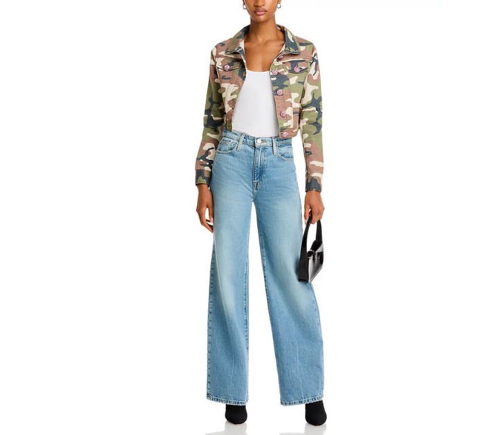 Cinq à Sept Camo Cropped Jacket MSRP $495