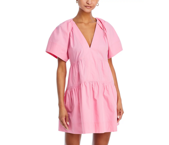 A.L.C. Camila Cotton Tiered Dress MSRP $395