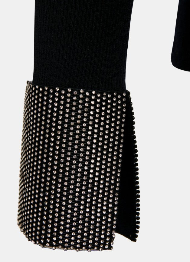 Essentiel Antwerp Embellished Cuff Top MSRP $250