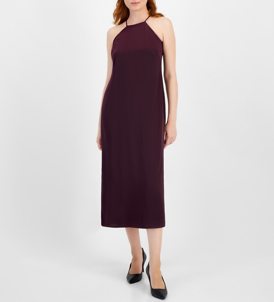 Anne Klein Women's Halter Slip Dress MSRP $119
