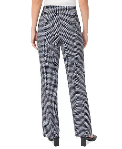 Jones New York Petite Printed Pull-On Seamed Wide-Leg Trousers MSRP $79