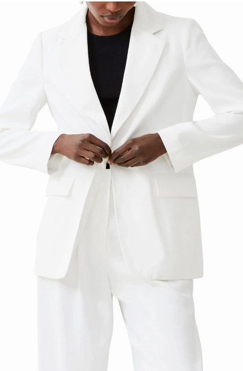 FRENCH CONNECTION Harrie One-Button Blazer MSRP $178