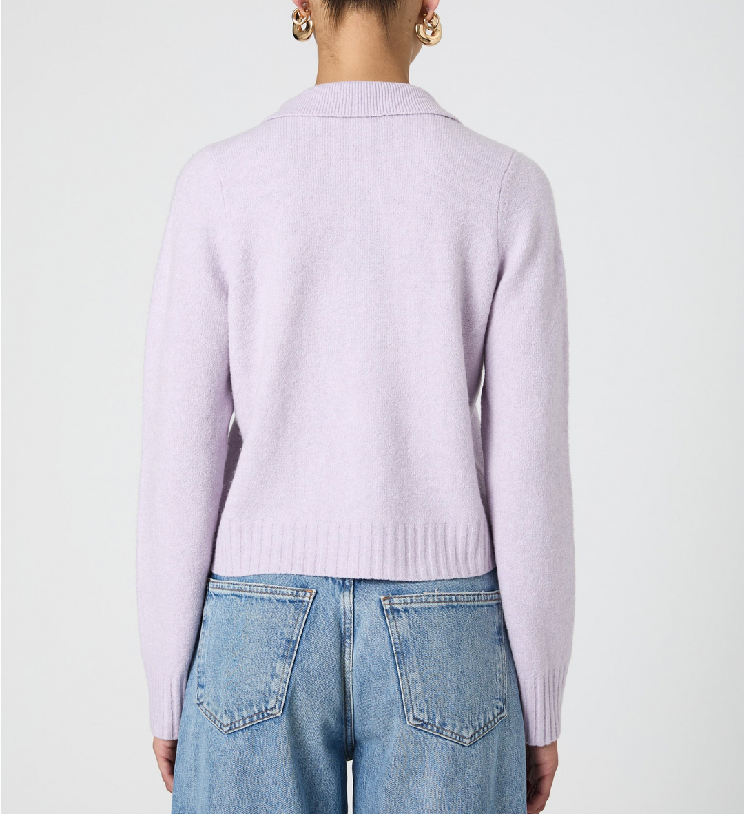 French Connection Vhari Long Sleeve Polo Sweater Knitwear MSRP $138