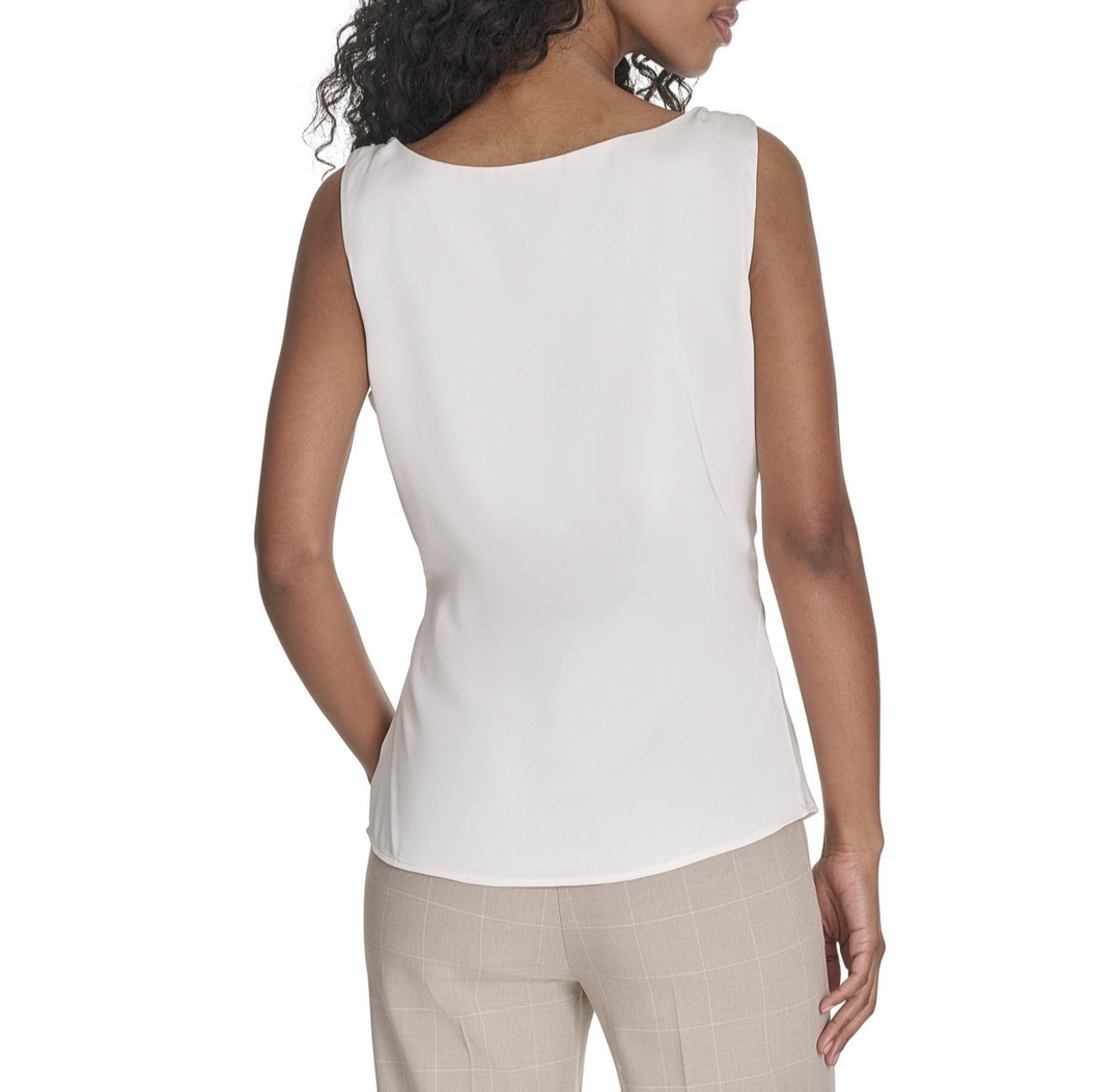 Calvin Klein Women's Twisted-Strap Sleeveless Top MSRP $64