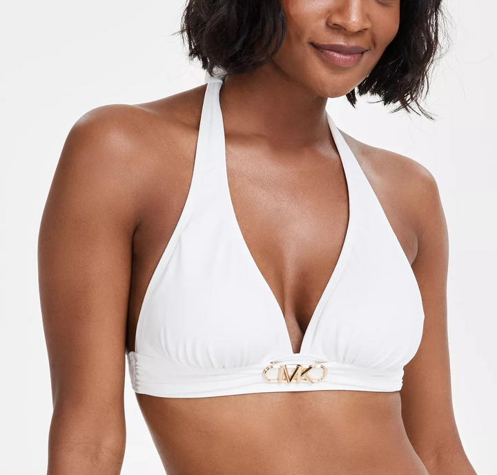 MICHAEL Michael Kors Halter Bikini Top MSRP $78