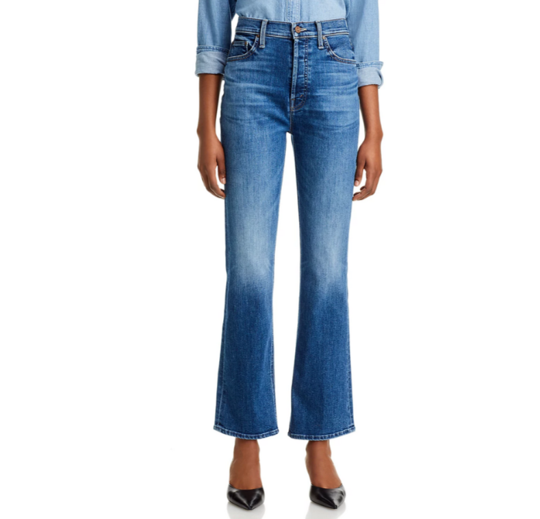 MOTHER The Tripper Flood High Rise Ankle Jeans MSRP $315