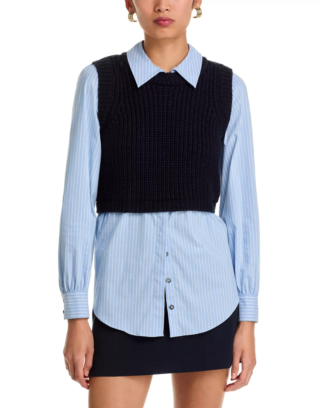 Cinq à Sept Mara Shaker Pullover Sweater MSRP $345