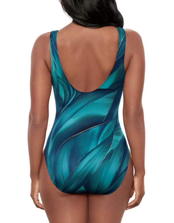 Miraclesuit Maldiva It's A Wrap One Piece Swimsuit MSRP $196