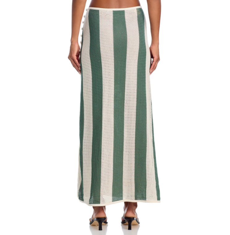 Agua Bendita Tove Palms Crochet Skirt MSRP $275