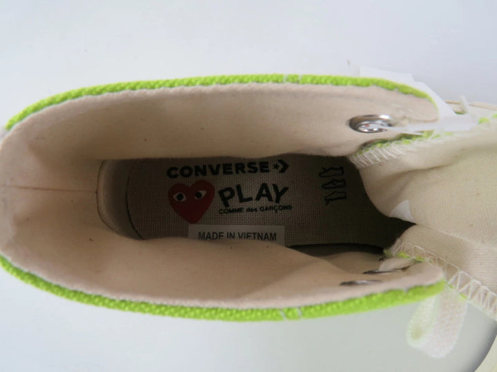 Comme Des Garcons PLAY x Converse Unisex Chuck High Top Sneakers
