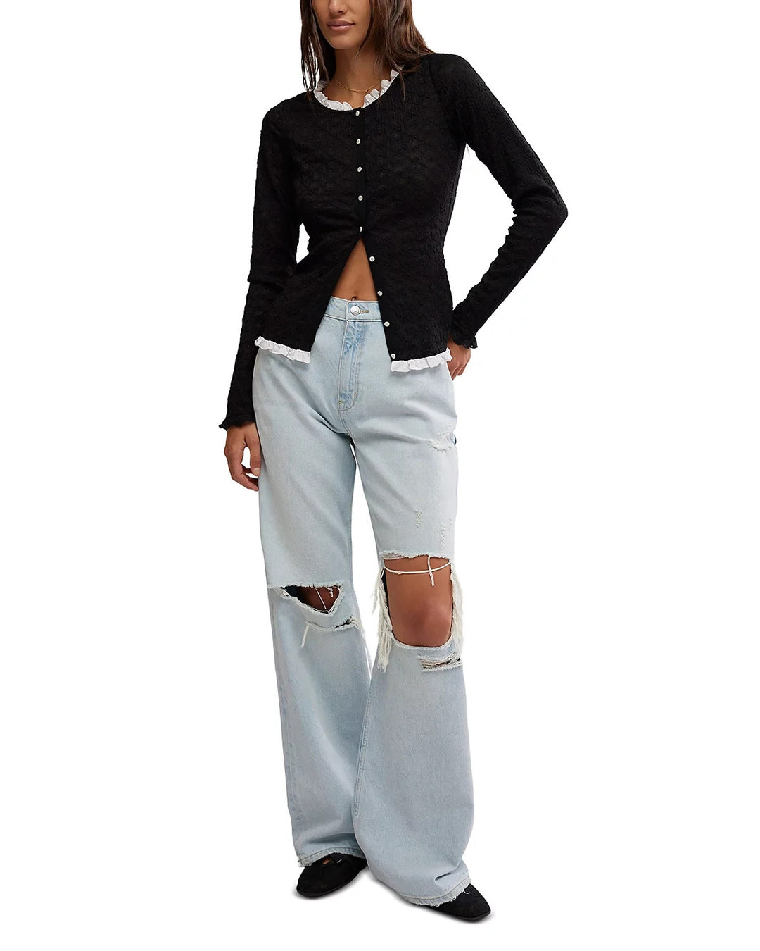 Free People Blackbird Cardigan MSRP $78