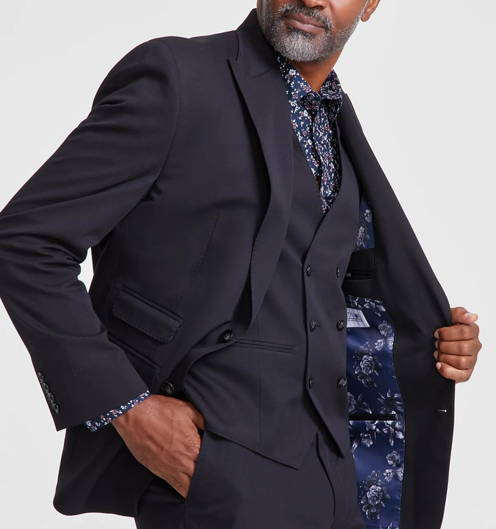 Tayion Collection Men's Classic-Fit Solid Suit Separates Jacket MSRP $360