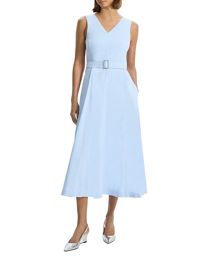 Theory Sleeveless Midi Dress MSRP $445 Size 4