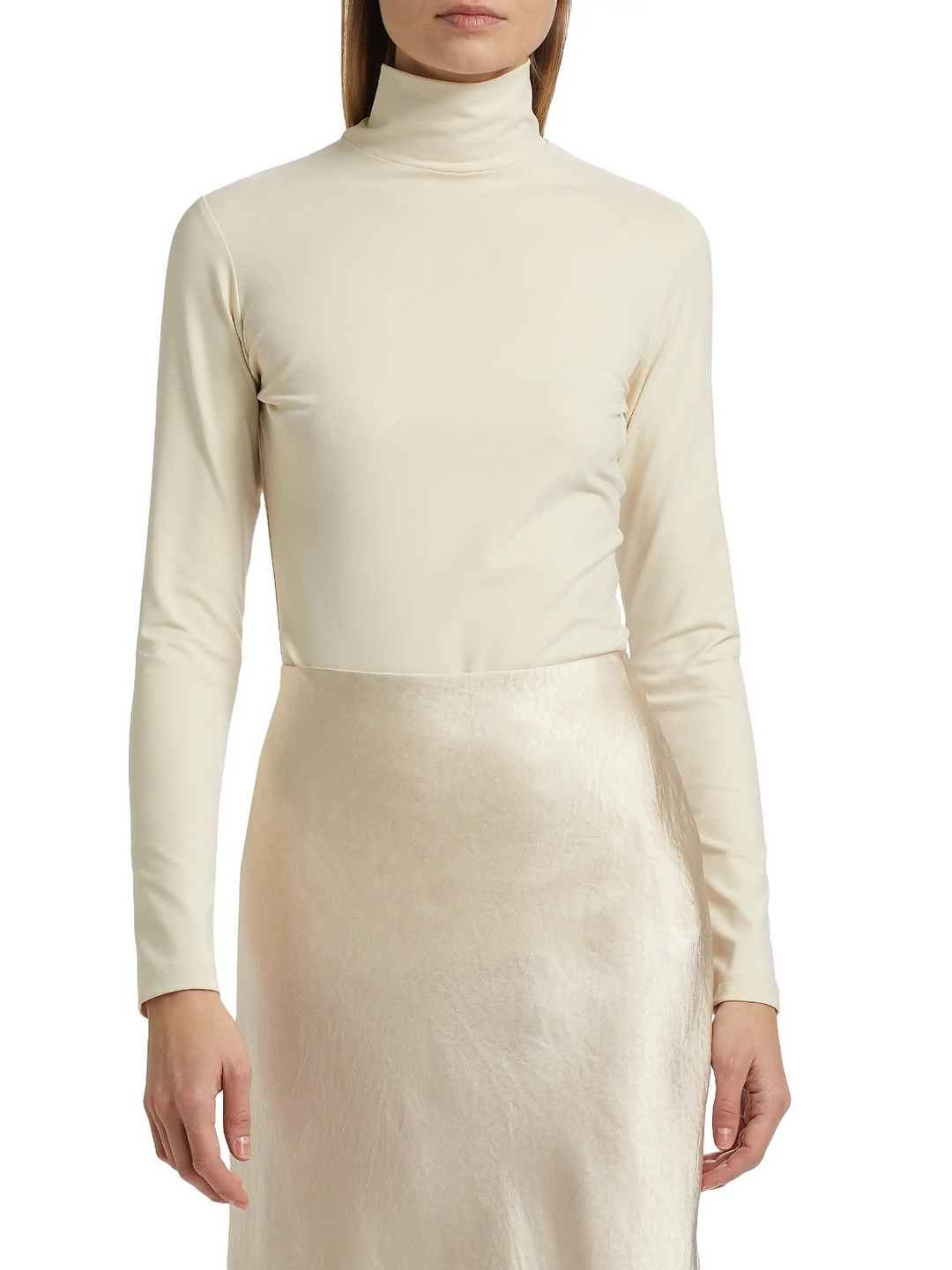 Susana Monaco Fitted Turtleneck Tee MSRP $118