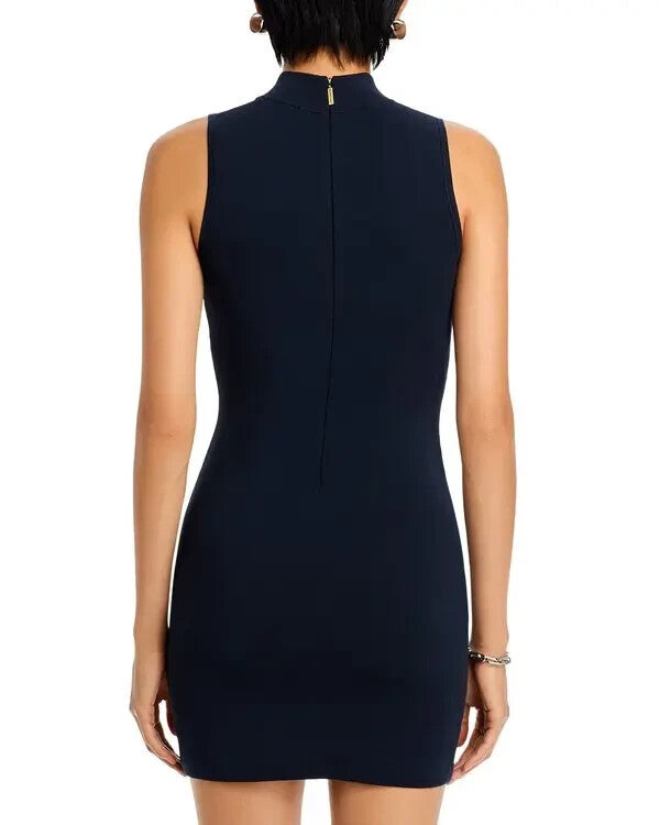 MICHAEL Michael Kors Sleeveless Mock Neck Mini Dress MSRP $195