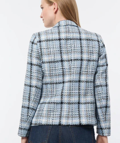 Jones Tweed Faux Double-Breasted Jacket MSRP $139 Size L