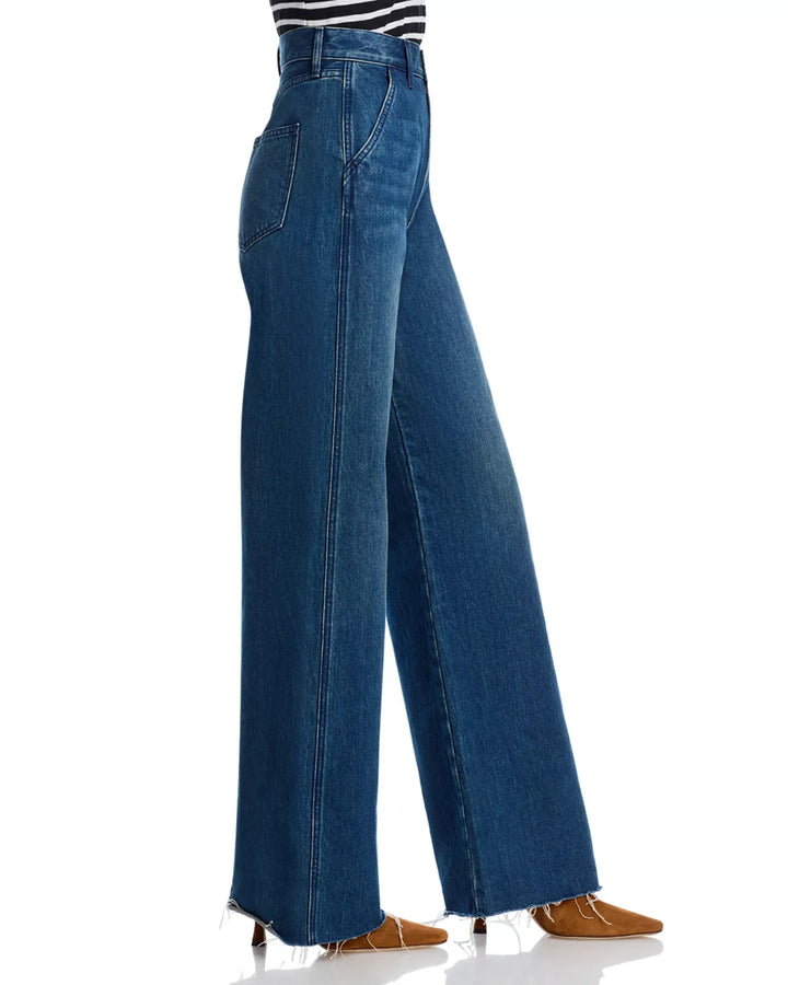 Veronica Beard Taylor High Rise Wide Leg Jeans MSRP $348
