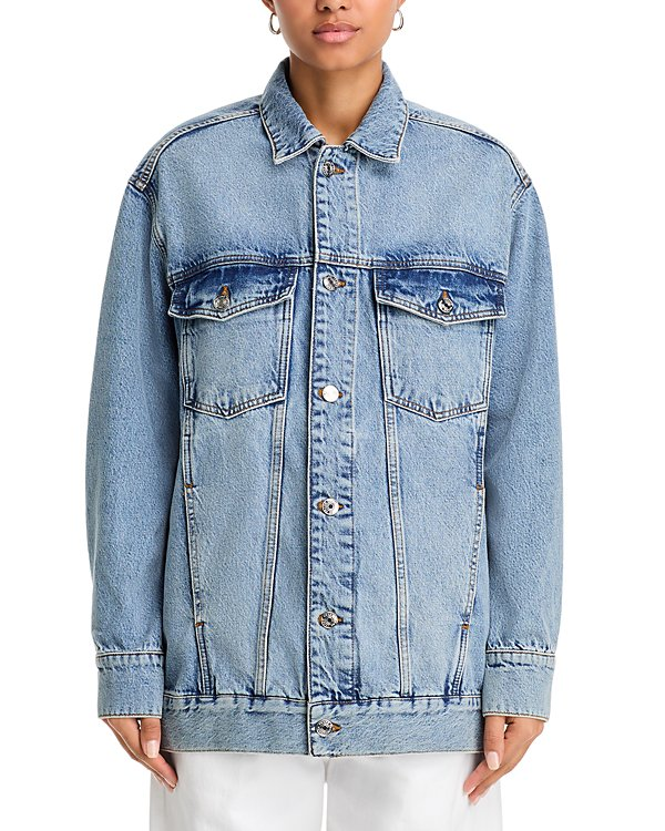FRAME Extended Denim Jacket MSRP $378