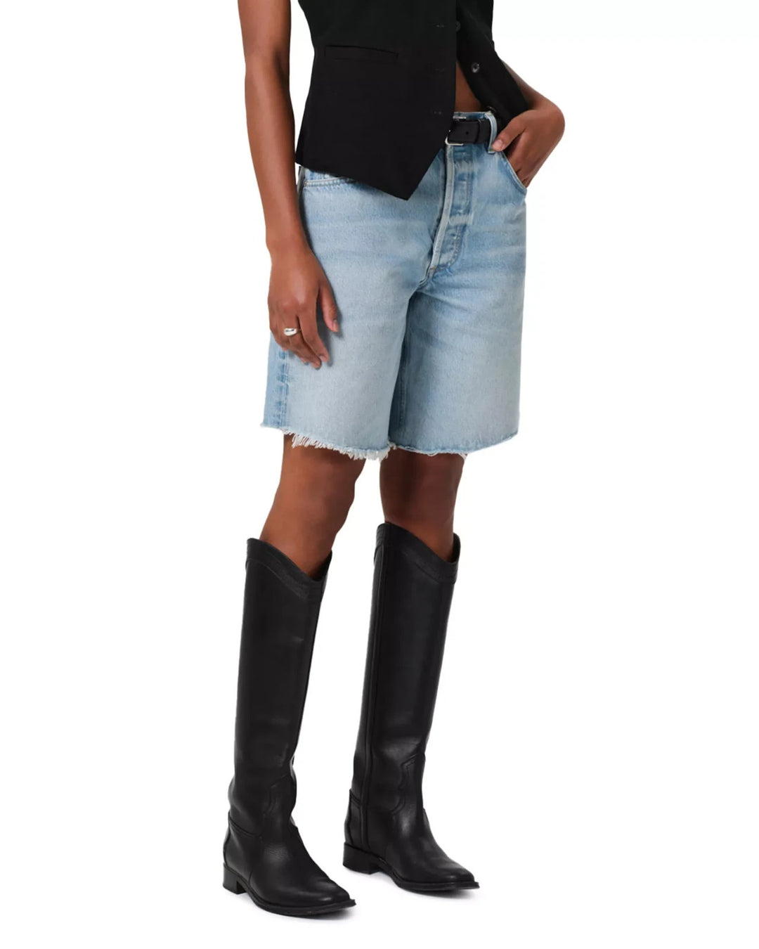 Citizens of Humanity Ayla High Rise Denim Shorts MSRP $218