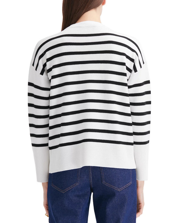 Oscar de la Renta Crewneck Sweater 4A 947