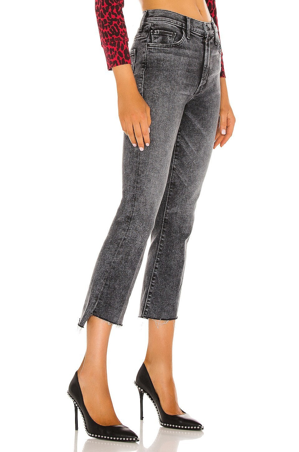 Mother The Insider Crop Step Fray Jeans MSRP $238