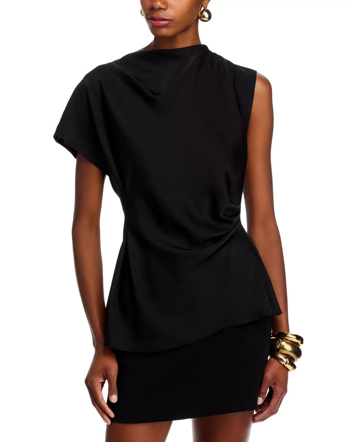 WAYF Nola Draped Top MSRP $78.00
