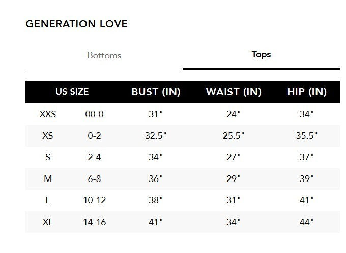 Generation Love Calima Sweater Top MSRP $225