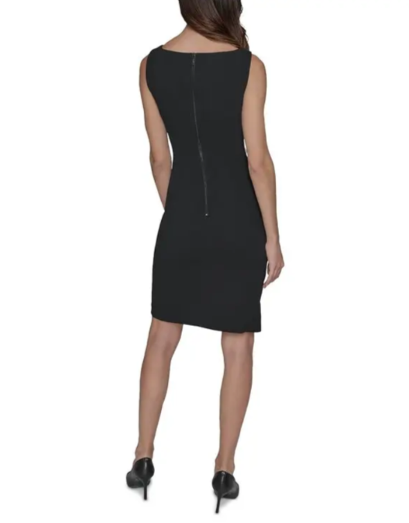 KARL LAGERFELD PARIS Holiday Crepe Sheath Dress MSRP $128