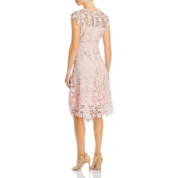 Eliza J Asymmetric Lace Dress MSRP $188 Size 8 #1B 2435