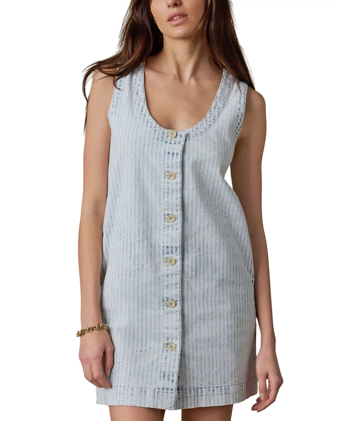 Faherty Topsail Denim Malibu Dress MSRP $168